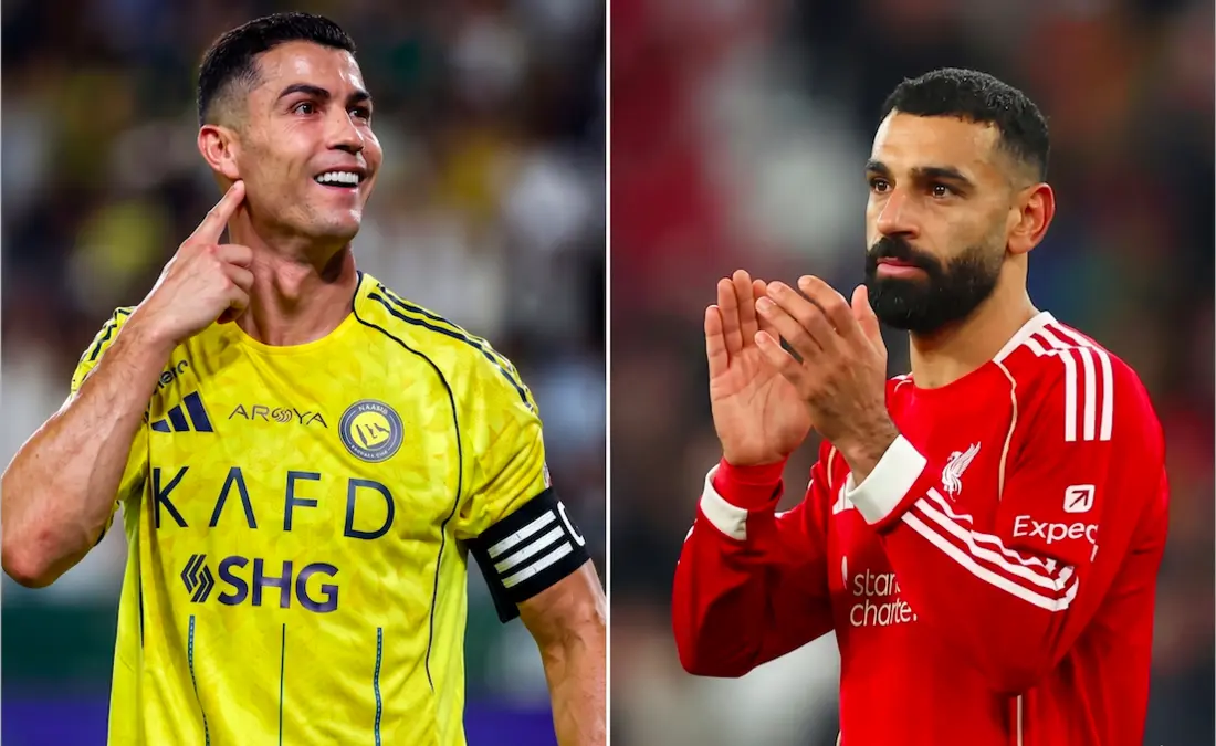 رونالدو يرحب بصفقة صلاح مع النصر في الصيف