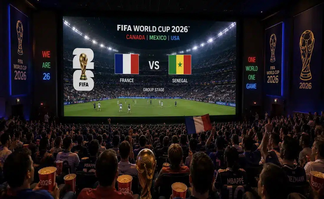 مشاهدة كأس العالم 2026 في السينما الفاخرة